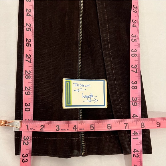 Vintage Philippe Dubuc Canada Made Tapered Structured Trousers Pants 30 x 33 - Picture 15 of 15